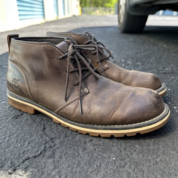 Timberland Leather City Chukka Boots Men’s Size 10M Brown A12HY 900 main image 14